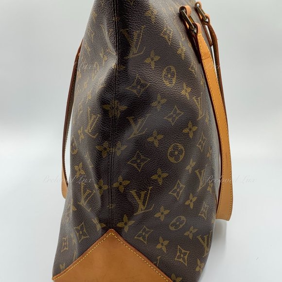 Authentic LOUIS VUITTON Monogram Cabas Mezzo Tote Shoulder Bag - Picture 4 of 16
